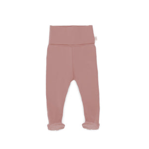 Basic pants with feet OLD ROSE