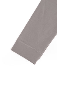 Crossover body with side tie fastening WARM GREY