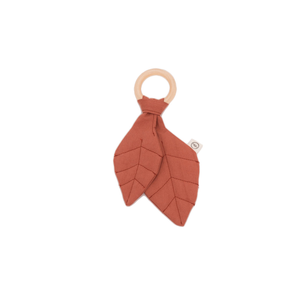 Leaf ring TERRACOTTA