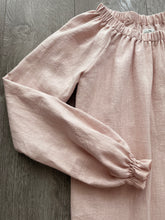 Kép betöltése a galériamegjelenítőbe: Premium Linen Női Blúz ROSE BLUSH
